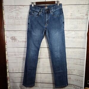 Ridgecut Toughwear Men's Straight Leg Stretch Jeans Blue 30x32 Workwear Denim